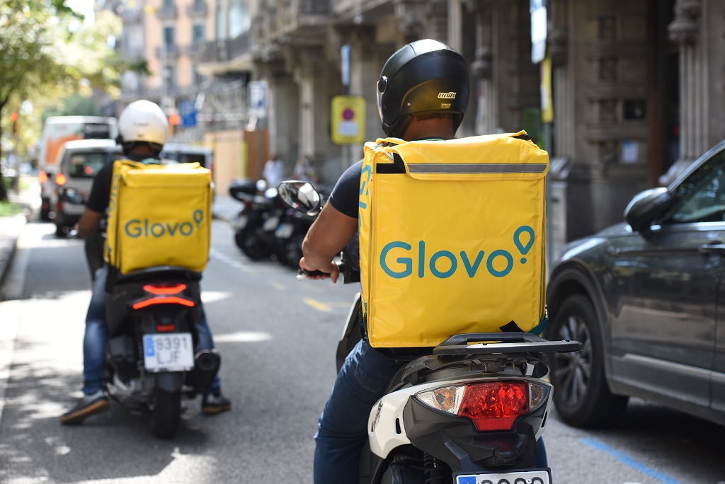La app de comida a domicilio Glovo llega a Vilanova i la Geltrú