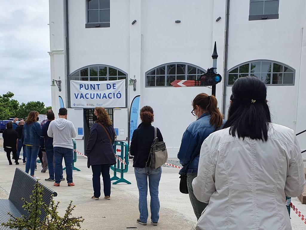 Las vacunas sin cita previa comienzan a ponerse en Vilanova I la Geltrú