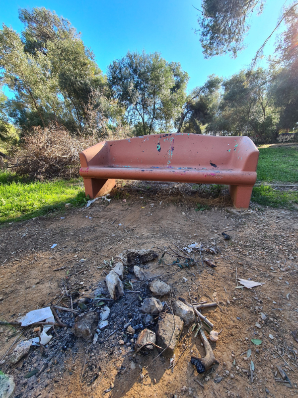 ZOOM: Una fogata imprudente en el Bosquet de Mas Seró